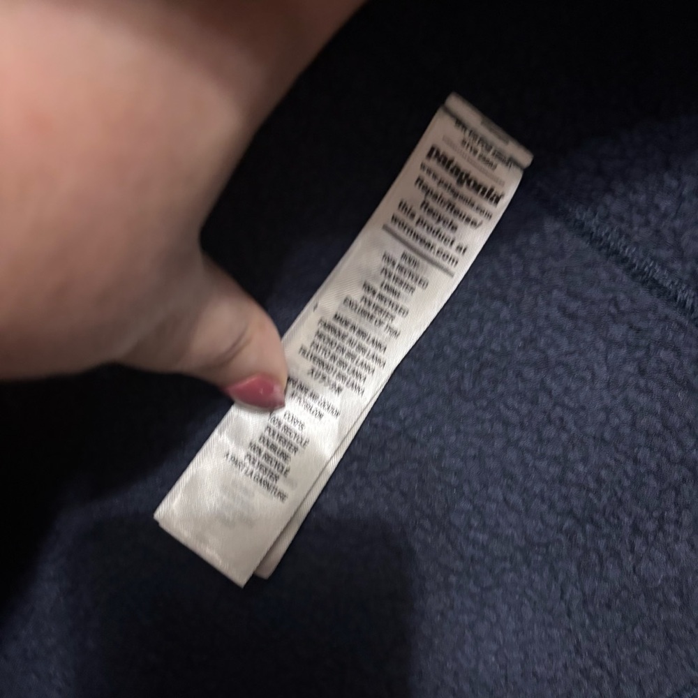 Patagonia Sz XXL Men's Better Sweater® Fleece Vest Navy - Picture 6 of 6